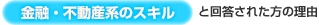 【金融・不動産系のスキル】